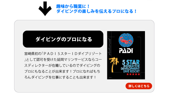 ダイビングのプロになる